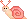 Kawaii little red snail