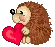 hedgehog in love
