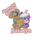 Birthday Bear - Jazalyn