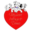 Dalmation Heart - Dennis