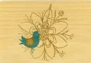 Flower and a Blue Bird