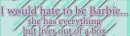 barbie saying