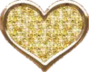 gold heart