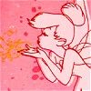 Tinkerbell blowing pixie dust