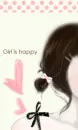 girl is happy