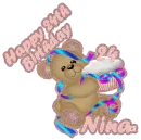Birthday Bear - Nina