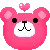 pinky bear