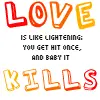 love is like lightening