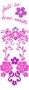 pink & purple flowers