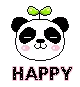 happy panda