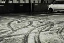 snow hearts