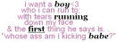 i want a boy
