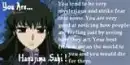 Are you Saki Hanajima