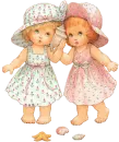cute little girls & seashell