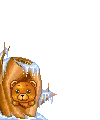 cute kawaii winter bear