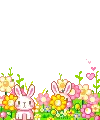 cute kawaii easter bunny