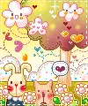 cute kawaii scene with animals
