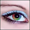 rainbow eye