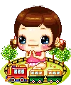 cute kawaii sayclub baby & trains
