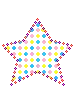 Colorful Dot Star