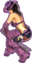Cowgirl in Purple