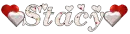 Hearts with name
