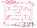i pray