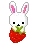 bunny witch strawberry
