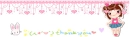 cute pink girly thank you