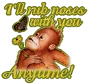 Orangutan & Butterfly