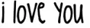 i love u