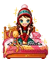Girl in bed
