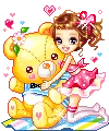 Girl hugs