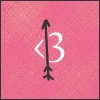 <3 Arrow with Heart