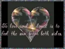 To Love And Be Loved