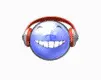 smiley listening music