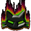 flaming kitty