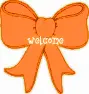 orange bow - welcome