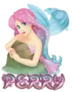 Perry - Pink Mermaid Sparkle