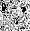 tokidoki black & white