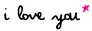 i love you