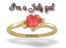 Maggie Birthstone Ring