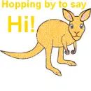 Hopping by to say hi