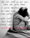shatter her world