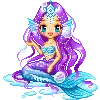 Purple mermaid