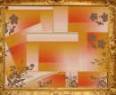 victorian flower orange