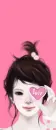 girl with heart
