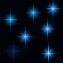 blue stars
