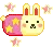 kawaii rabbit stars