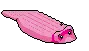 Cocodrilo rosa
